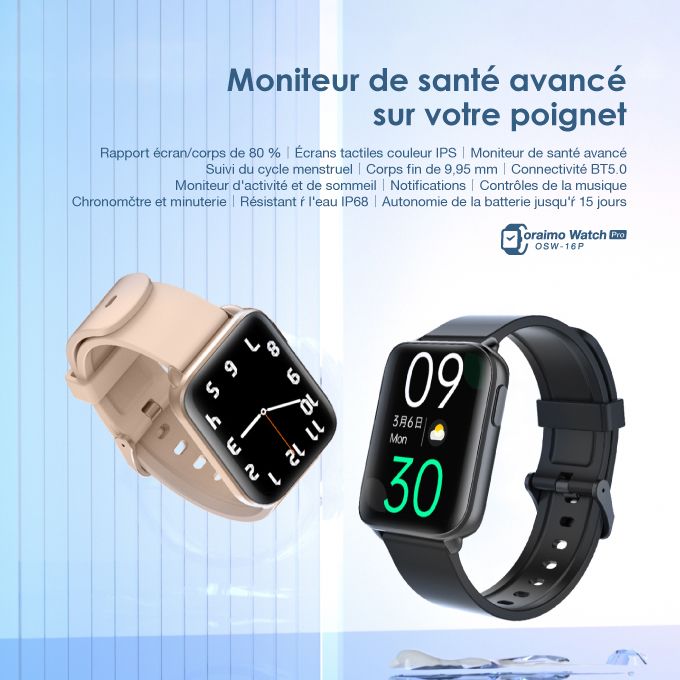 oraimo Blood Oxygen SmartWatch Pro avec 24 modes de remise en forme – Image 3